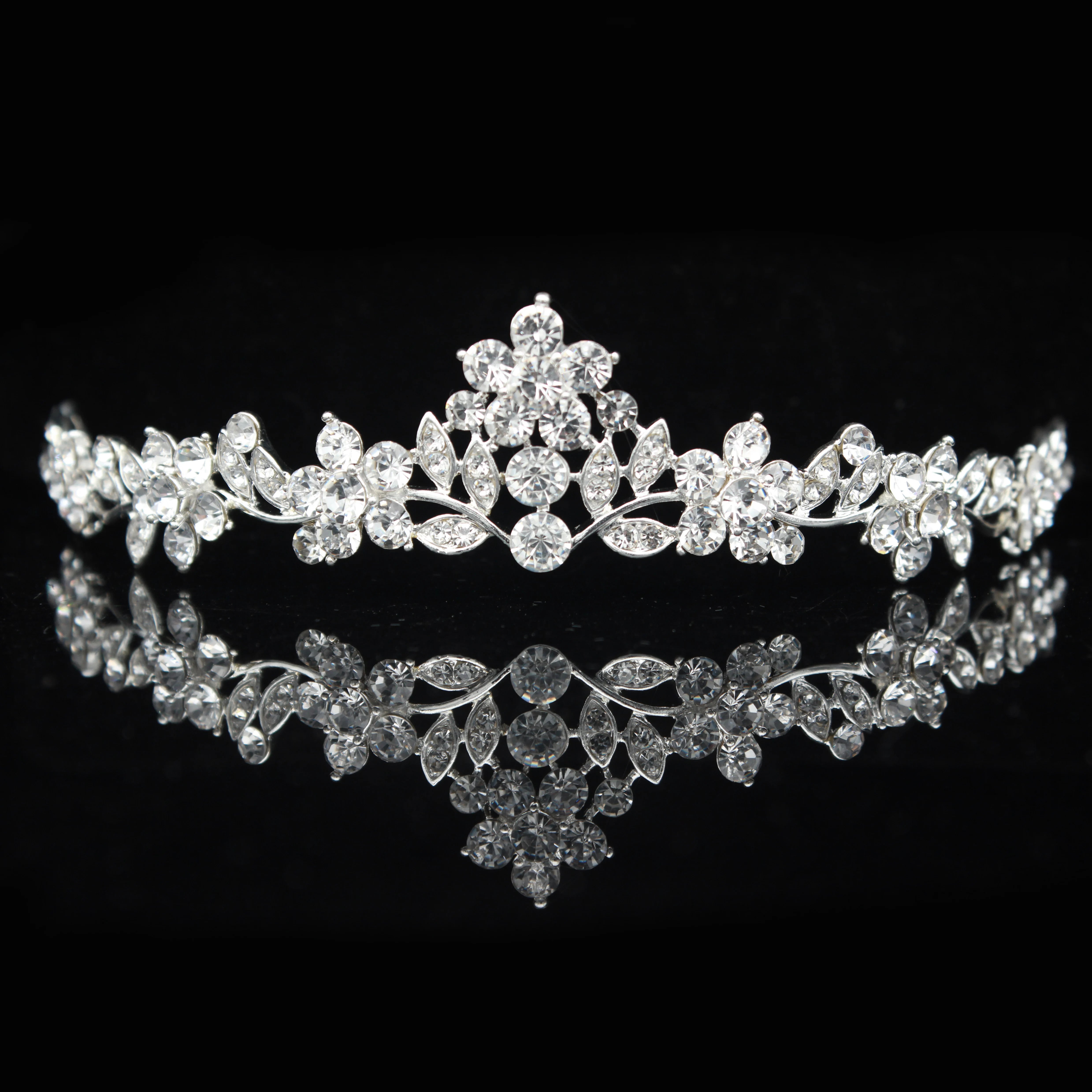 Crystal Bridal Tiara Crowns for Women Princess Diadem Headband Hair Ornament Bride Headpiece Wedding Hair Jewelry Accessories